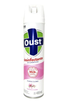 OUST DESINFECTANTE ELIMINA OLORES 400 ML