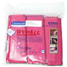 Wypall Wiper Antibacterial Rojo con Microban / Paquete con 6 piezas
