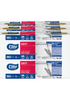 TOALLA EN ROLLO ELITE 180 METROS C/6 ROLLOS
