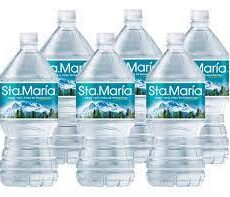 Agua de manantial Santa María 20 piezas 1 litro