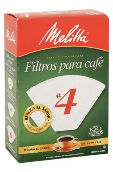 Filtros para café Melitta Super Premium #4 Con 100 Piezas
