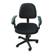 SILLA SECRETARIAL CON DESCANSA BRAZOS MODELO SSCBM TELA DE MALLA
