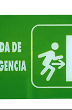 SEÑAL DE SALIDA DE EMERGENCIA 7760