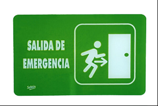 SEÑAL DE SALIDA DE EMERGENCIA 7760