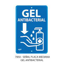 SEÑAL DE GEL ANTIBACTERIAL 7850