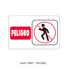 SEÑAL DE PELIGRO 7940 F SABLON