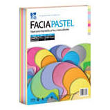 PAPEL FACIA COLORES PASTEL CARTA C/500 HOJAS