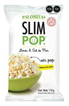 Palomitas Explotadas Limon Y Sal De Mar Slimpop 110 grs