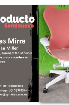 Silla Ergonómica Mirra Rosa Herman Miller