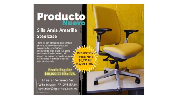 Silla Ergonómica Amia Steelcase