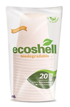 Vasos Desechables Ecoshell Biodegradables de 8 Onzas 20 Vasos