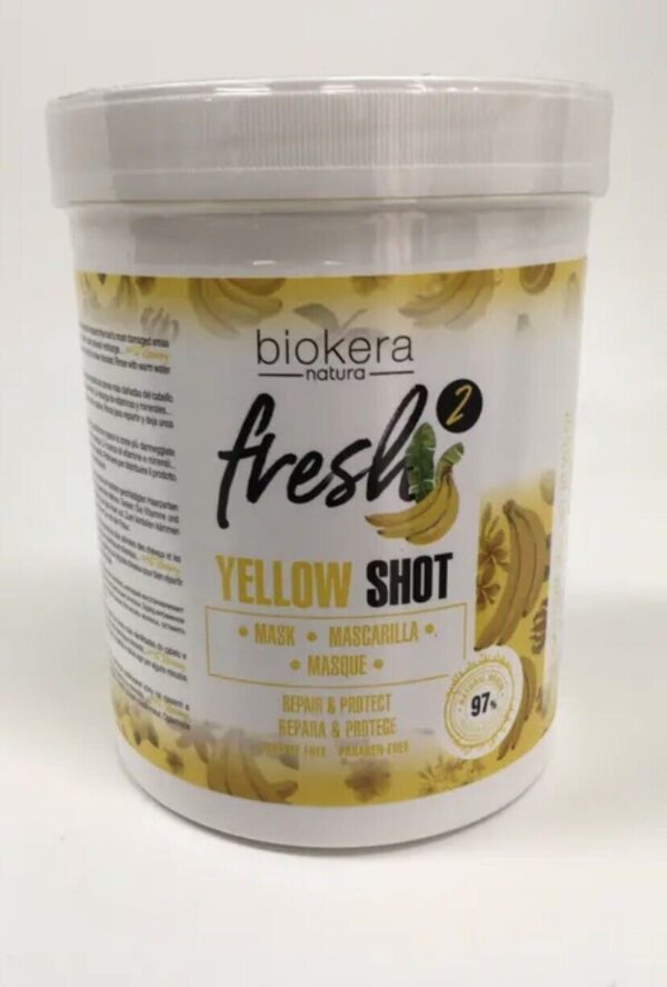 Salerm Biokera Natura Fresco Yellow Shot Mascarilla 1000 ml.