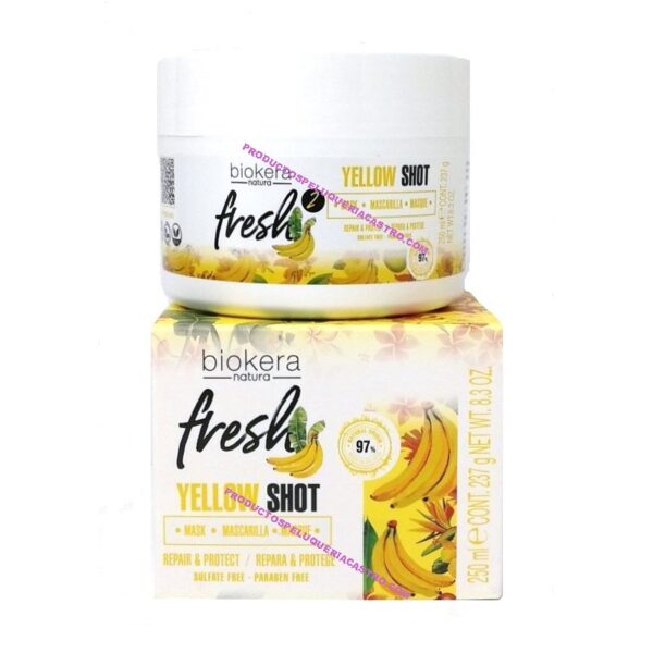 Salerm Biokera Natura Fresco Yellow Shot Mascarilla 250 ml.